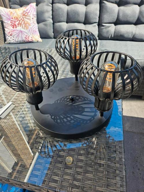 Plafondlamp zwart., Huis en Inrichting, Lampen | Plafondlampen, Zo goed als nieuw, Ophalen
