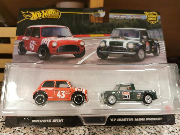 Hot Wheels Morris Mini Set - Nieuw in Verpakking, Kinderen en Baby's, Speelgoed | Speelgoedvoertuigen, Nieuw, Ophalen of Verzenden