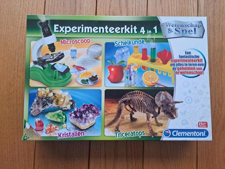 Clementoni experimenteerkit + mad science, Kinderen en Baby's, Speelgoed | Kinderpuzzels, Gebruikt, 6 jaar of ouder, 10 tot 50 stukjes