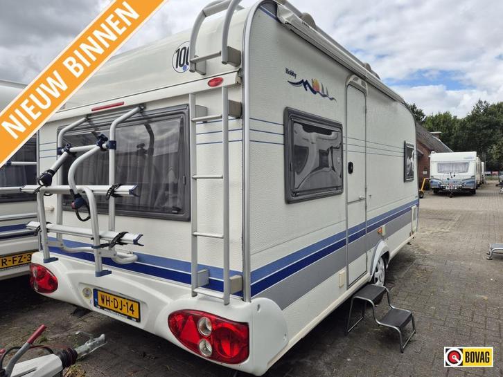 Hobby Prestige 460 UFE thule 1200 luifel, Caravans en Kamperen, Caravans, Bedrijf, tot en met 4, 1000 - 1250 kg, Rondzit, Hobby