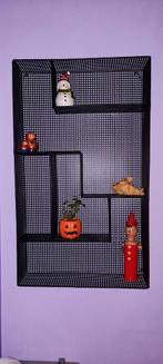 Metalen wandrek, zwart, Huis en Inrichting, Ophalen, Zo goed als nieuw