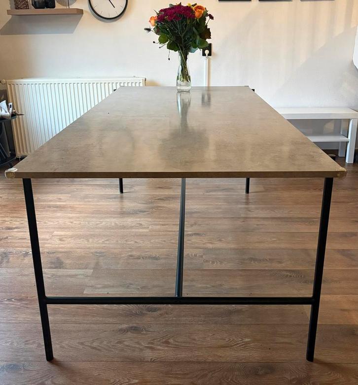 Grote eettafel, Huis en Inrichting, Tafels | Eettafels, Gebruikt, 50 tot 100 cm, 200 cm of meer, Vijf personen of meer, Rechthoekig