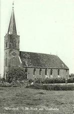 AK Wieuwerd, Littenseradeel - N.H. Kerk met Grafkelder, Verzamelen, Ansichtkaarten | Nederland, 1940 tot 1960, Ongelopen, Friesland