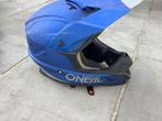 Cross helm O Neal,maat L.    blauw, Motoren, Kleding | Motorhelmen, Ophalen of Verzenden, Tweedehands, Offroadhelm, Overige merken