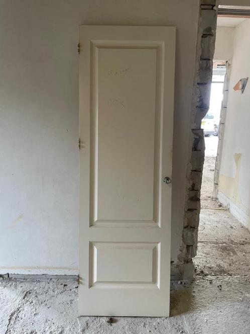 Binnendeuren met MDF Kern hardhout 16 stuks, Doe-het-zelf en Verbouw, Deuren en Horren, Zo goed als nieuw, Binnendeur, 200 tot 215 cm