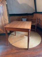Houten tafel verlengbaar uitklapbaar uittrektafel, Huis en Inrichting, Tafels | Eettafels, 50 tot 100 cm, Gebruikt, Rechthoekig