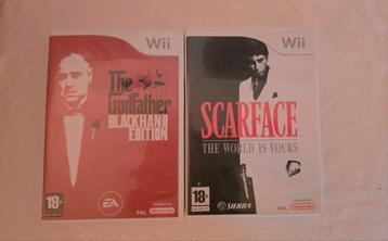 Wii The Godfather Blackhand Edition + Scarface  beschikbaar voor biedingen