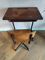 Vintage Kinderbureau met Stoel, Ophalen, Gebruikt, Tafel(s) en Stoel(en)