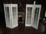 4 Shutters Louvre Luiken, Huis en Inrichting, Ophalen, Gebruikt, 50 tot 100 cm, Minder dan 100 cm