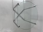 Vintage  bijzet tafel Gispen, Huis en Inrichting, Tafels | Bijzettafels, 45 tot 60 cm, Minder dan 55 cm, Rond, Ophalen of Verzenden