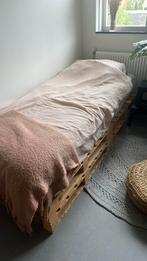 Stoer pallet bed/bank speciaal voor matrasmaat 90/200, Huis en Inrichting, Gebruikt, 90 cm, Eenpersoons, Ophalen of Verzenden