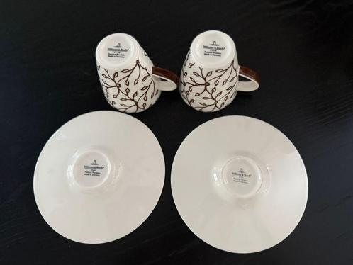 Nespresso koffiekopjes + Villeroy & boch espress, Huis en Inrichting, Keuken | Servies, Zo goed als nieuw, Kop(pen) en/of Schotel(s)