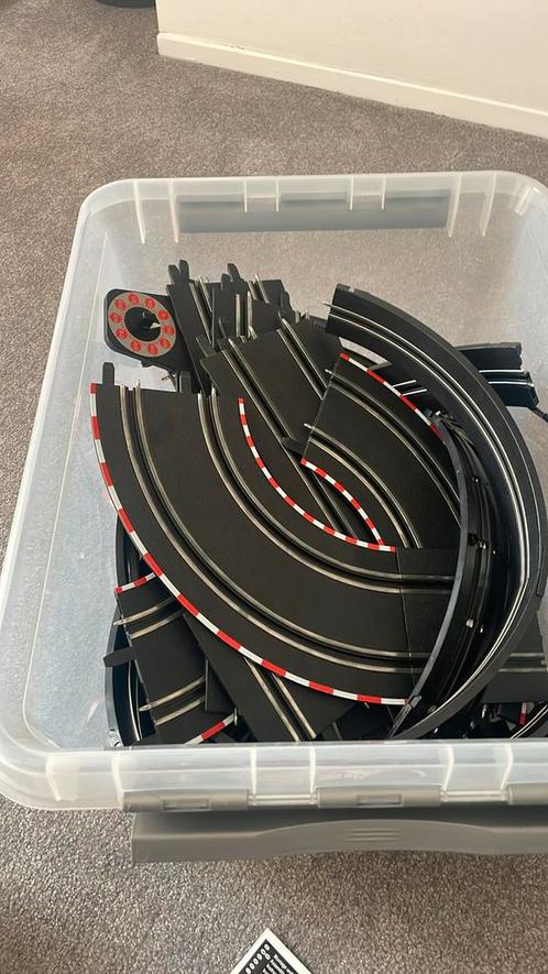 Carrera go! Ferrari power Racebaan, Kinderen en Baby's, Speelgoed | Racebanen, Gebruikt, Elektrisch, Carrera, Met looping, Zelf te bouwen