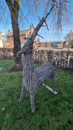 Rieten Hert Deco, Ophalen, Gebruikt, Overige materialen, Dierenbeeld