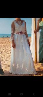 Bohemian trouwjurk maat 34-38, Kleding | Dames, Trouwkleding en Trouwaccessoires, Ophalen of Verzenden, Zo goed als nieuw, Wit