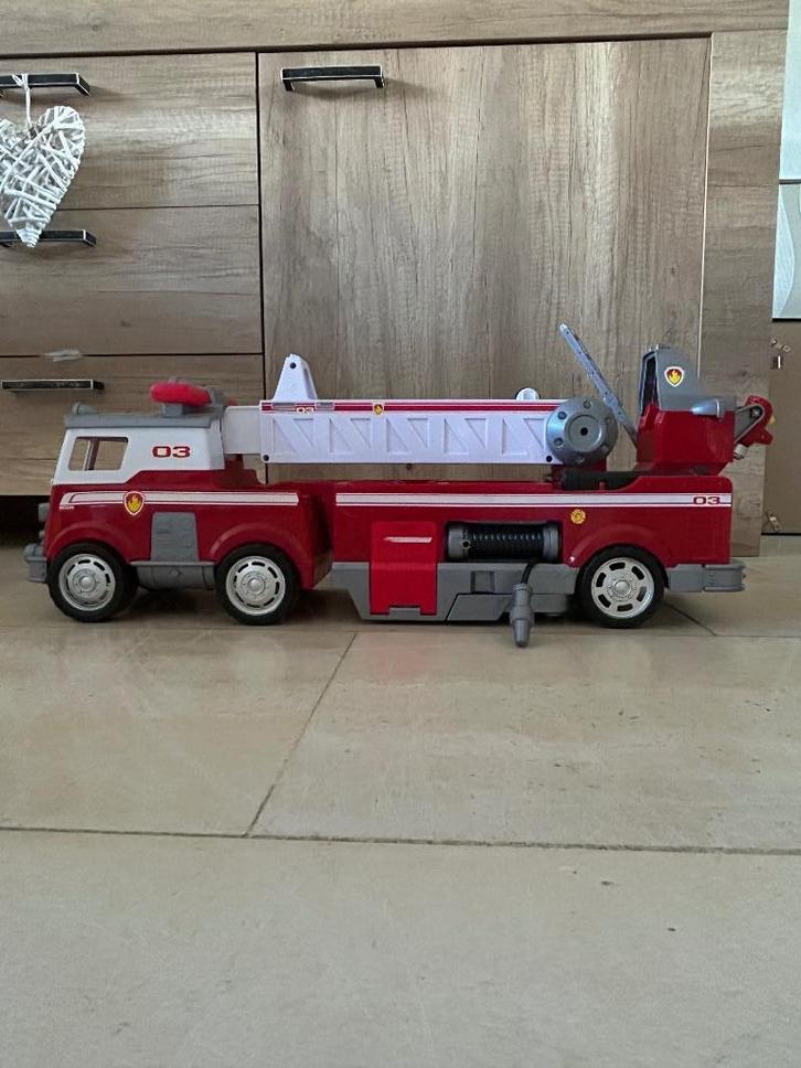 paw patrol brandweerwagen, Kinderen en Baby's, Speelgoed | Speelgoedvoertuigen, Zo goed als nieuw, Ophalen