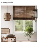 Houten vouwgoedijnen eiken 4x Jan des bouvrie, Huis en Inrichting, Stoffering | Gordijnen en Lamellen, Ophalen, Bruin, 50 tot 100 cm