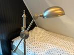 Industriële Zilveren Vloerlamp, Huis en Inrichting, Lampen | Vloerlampen, Ophalen, Gebruikt, Metaal, 150 tot 200 cm