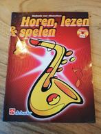 Horen, lezen en spelen 2, methode alt saxofoon (met cd), Klassiek, Ophalen of Verzenden, Zo goed als nieuw, Saxofoon