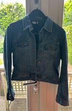 Blauw spijkerjasje spijkerstof denim jack jasje maat 38, Ophalen of Verzenden, Zo goed als nieuw, Maat 38/40 (M), Blauw