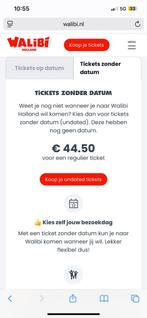 Tickets Walibi, Tickets en Kaartjes, Kortingen en Cadeaubonnen, Drie personen of meer, Overige soorten, Pretpark