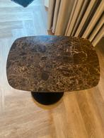 Marmer bij zet tafel, Ophalen, Rond, 50 tot 100 cm, Zo goed als nieuw