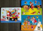 Sinterklaas en Zwarte Piet Houten Knopjes Puzzels .. 3 stuks, Diversen, Sinterklaas, Ophalen, Zo goed als nieuw
