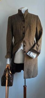 Scapa lange blazer in bruine  visgraat/ tweed 42, Pauw Scapa, Bruin, Maat 42/44 (L), Ophalen of Verzenden