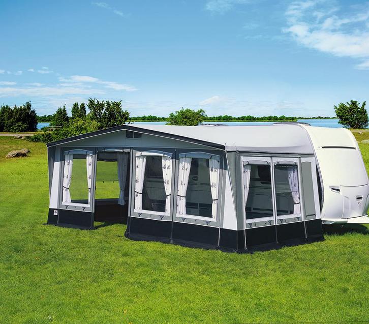 Voortent Brand Premium plus Atrium 300 maat 14, Caravans en Kamperen, Voortenten en Luifels, Zo goed als nieuw, Ophalen