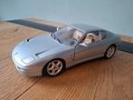 Ferrari 456gt grijs, Hobby en Vrije tijd, Modelauto's | 1:18, Ophalen of Verzenden, Bburago