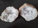 Prachtige Calciet/Bergkristal geode 🩵, Verzenden