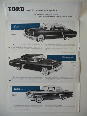 Ford Mercury Lincoln 1952 Brochure - Nederlands beschikbaar voor biedingen