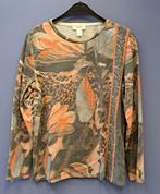 Mona dunne trui grijs/bruin/oranje dierenprints 40 nr 41546, Kleding | Dames, Truien en Vesten, Maat 38/40 (M), Bruin, ., Ophalen of Verzenden
