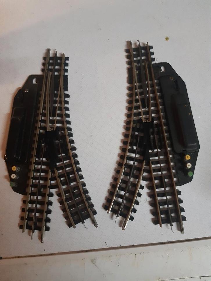 TRIX EXPRESS WISSELS ZIE OMSCHRIJVING, Hobby en Vrije tijd, Modeltreinen | H0, Zo goed als nieuw, Rails, Gelijkstroom, Trix, Ophalen of Verzenden