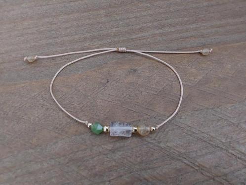 Natuursteen armband sterrenbeeld leeuw, Sieraden, Tassen en Uiterlijk, Armbanden, Nieuw, Overige materialen, Overige kleuren, Met edelsteen