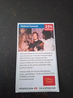 Madame Tussauds 25% korting, Tickets en Kaartjes, Drie personen of meer, Kortingsbon, Overige typen