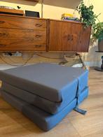 Antraciet vouwmatras - zo goed als nieuw, Huis en Inrichting, Slaapkamer | Slaapbanken, Zo goed als nieuw, Grijs, Eenpersoons