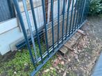 Hekwerk verzinkt en gecoat grijs, Ophalen, Zo goed als nieuw, IJzer, Spijlenhekwerk