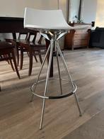 Calligaris Ice Bar Stool, Ophalen, Met voetsteun, 60 tot 90 cm, Zo goed als nieuw