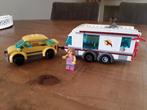 Lego city auto met caravan, Ophalen of Verzenden, Zo goed als nieuw