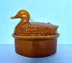 Subtil Portugal majolica eend terrine, Antiek en Kunst, Antiek | Keramiek en Aardewerk, Ophalen of Verzenden