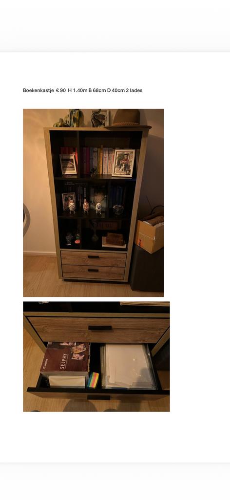 Boekenkastje, Huis en Inrichting, Kasten | Boekenkasten, Ophalen, 50 tot 100 cm, Zo goed als nieuw, Minder dan 100 cm