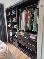Bruine Pax kast van Ikea, Huis en Inrichting, Kasten | Kledingkasten, Ophalen, Zo goed als nieuw, 50 tot 75 cm, 200 cm of meer