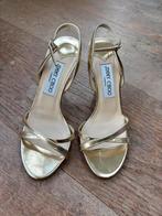 Jimmy Choo Gold Indie Crisscross slingback sandalen  mt 36, Kleding | Dames, Schoenen, Overige kleuren, Zo goed als nieuw, Sandalen of Muiltjes