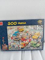 Jan van Haasteren 500 stukjes 00961 'in de autospuiterij ', Ophalen of Verzenden, Zo goed als nieuw