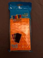 2 onderplaten voor Grote Bouwblokken - Oranje, Ophalen of Verzenden, Gebruikt