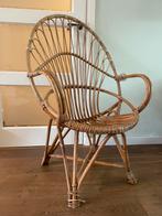 Rotan/ rieten stoel met hoge rugleuning, Ophalen, Zo goed als nieuw, Stoel(en)