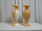 Natuurstenen vazen (Onyx Marmer) (Oranje | 50 cm), Huis en Inrichting, Ophalen, Steen, 50 tot 75 cm, Nieuw