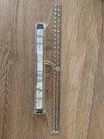 Rolliniaal / parallelle liniaal 30 cm, Ophalen of Verzenden, Zo goed als nieuw