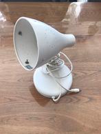 Witte bureaulamp met Led spotje, Ophalen of Verzenden, Zo goed als nieuw, Minder dan 50 cm
